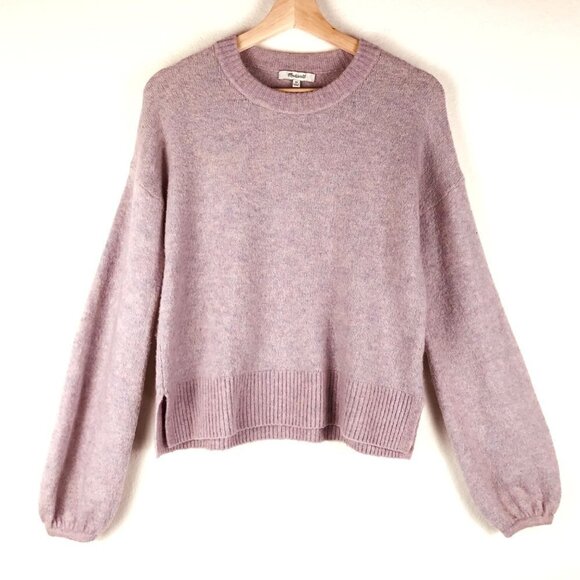 Madewell Lilac Longsleeve Payton Sweater Size X-Small - Picture 2 of 11